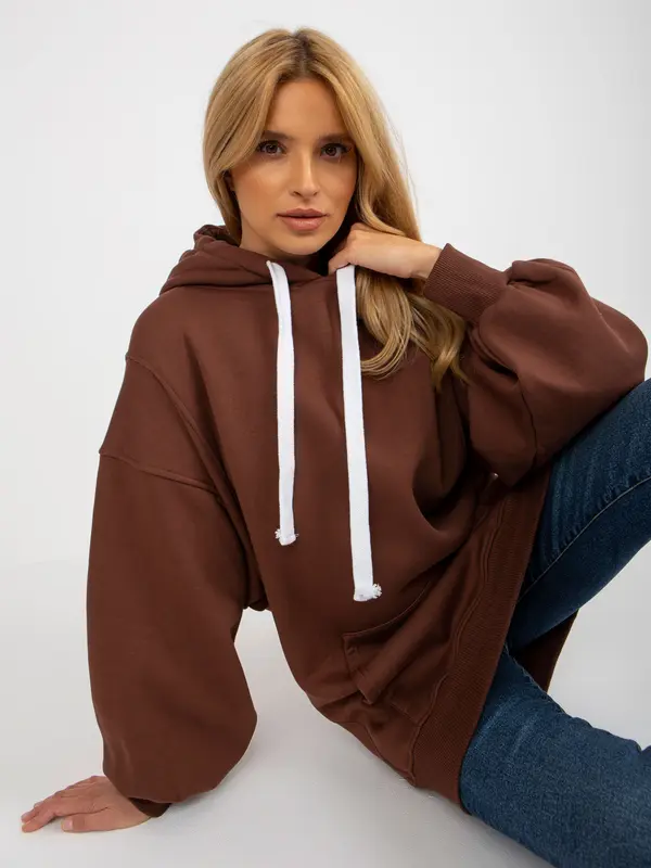 ex moda Sweatshirt-EM-BL-694.20X-dark brown