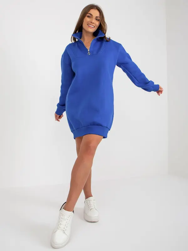 My Red Lips Sweatshirt-EM-BL-773.36X-Cobalt