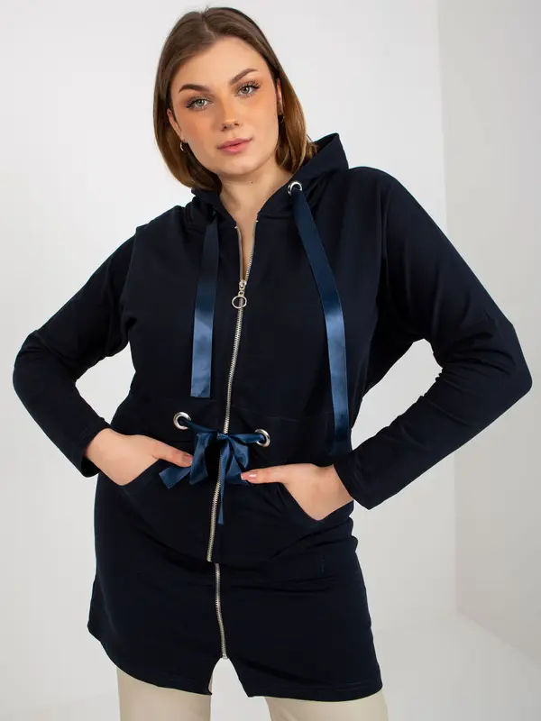 Lily Rose Sweatshirt-EM-BL-HW-20-464.02P-navy blue