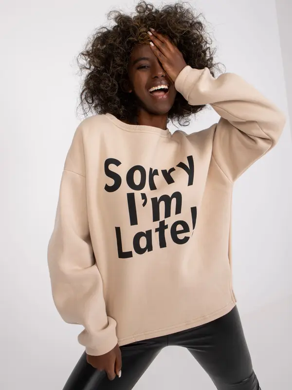 ex moda Sweatshirt-EM-BL-U624.99-beige