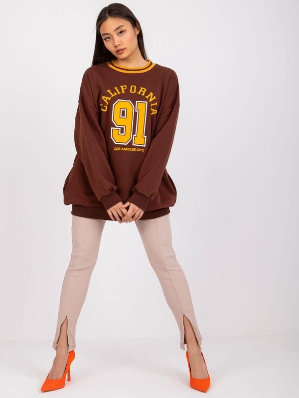 FANCY Sweatshirt-FA-BL-7650.40-dark brown