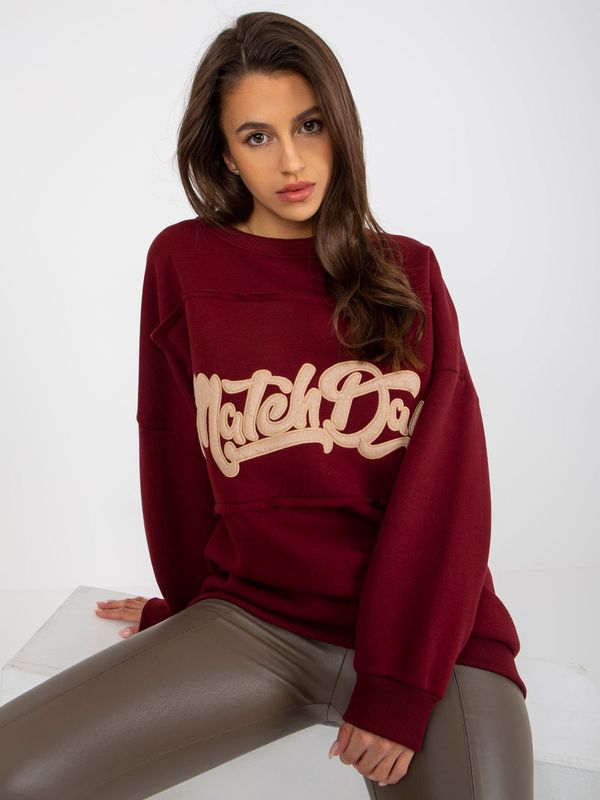 FANCY Sweatshirt-FA-BL-8127.80P-burgundy
