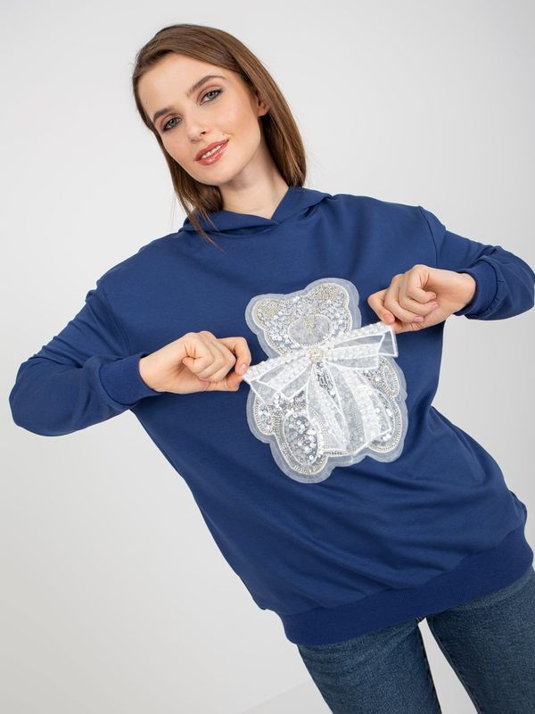 FANCY Sweatshirt-FA-BL-8436.40-navy blue