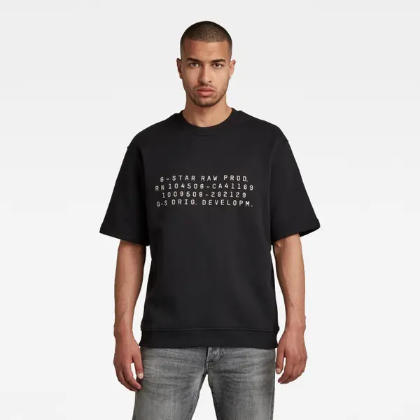 G Star Sweatshirt - G-star RAW Heavy yoichi sweat ub black
