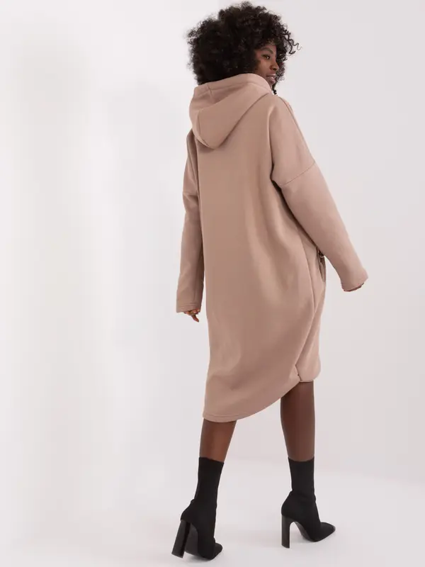 RELEVANCE Sweatshirt-RV-BL-4858-2.97P-dark beige