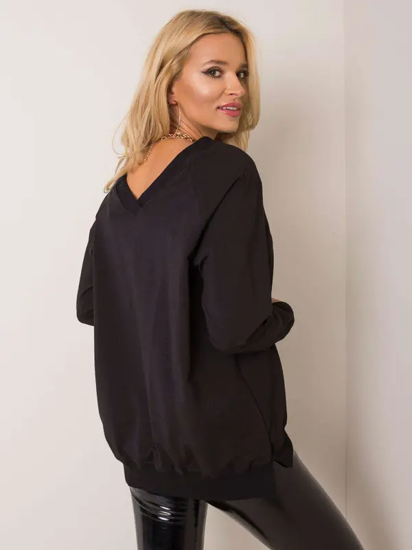 RUE PARIS Sweatshirt-RV-BL-5850.11X-black