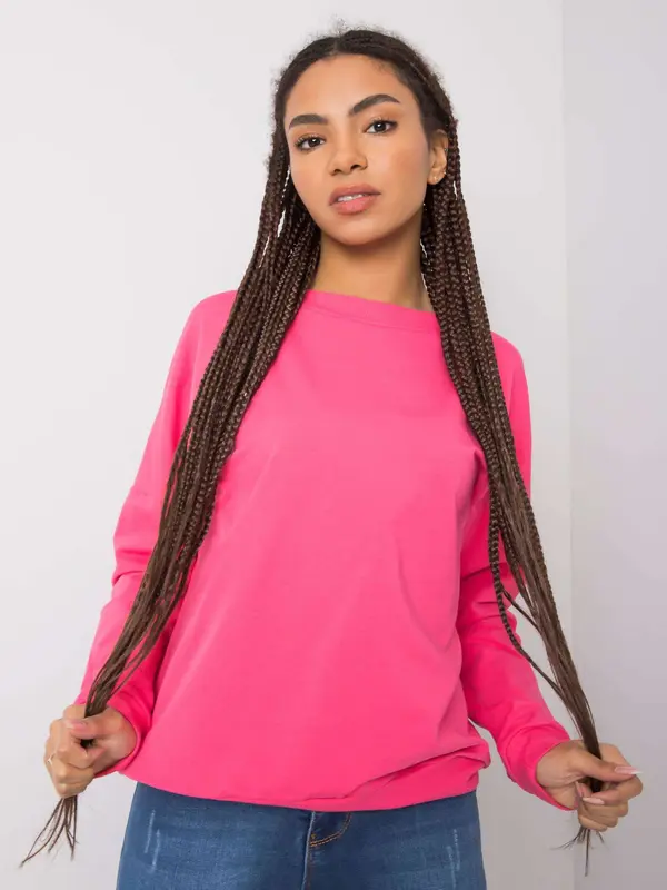 RUE PARIS Sweatshirt-RV-BL-6119.04P-fluo pink