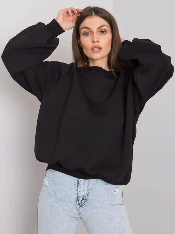 RUE PARIS Sweatshirt-RV-BL-6758.50P-black