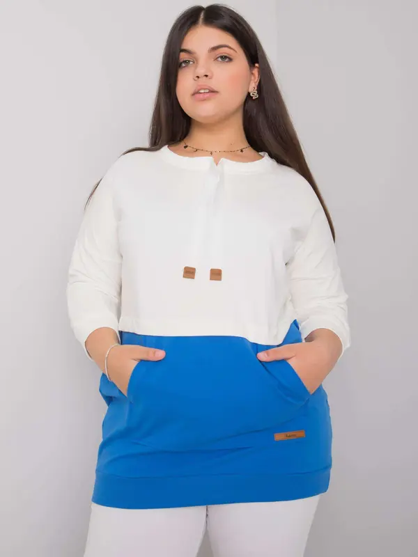RELEVANCE Sweatshirt-RV-BL-6845.51P-white-blue