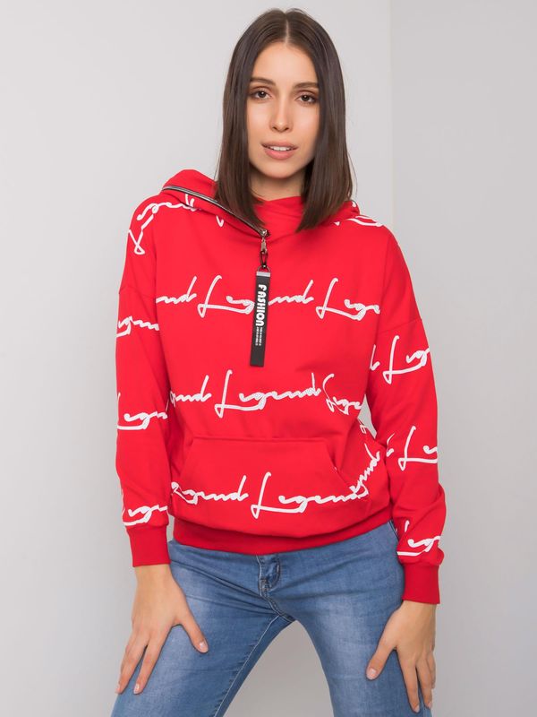 RELEVANCE Sweatshirt-RV-BL-7127.27-red
