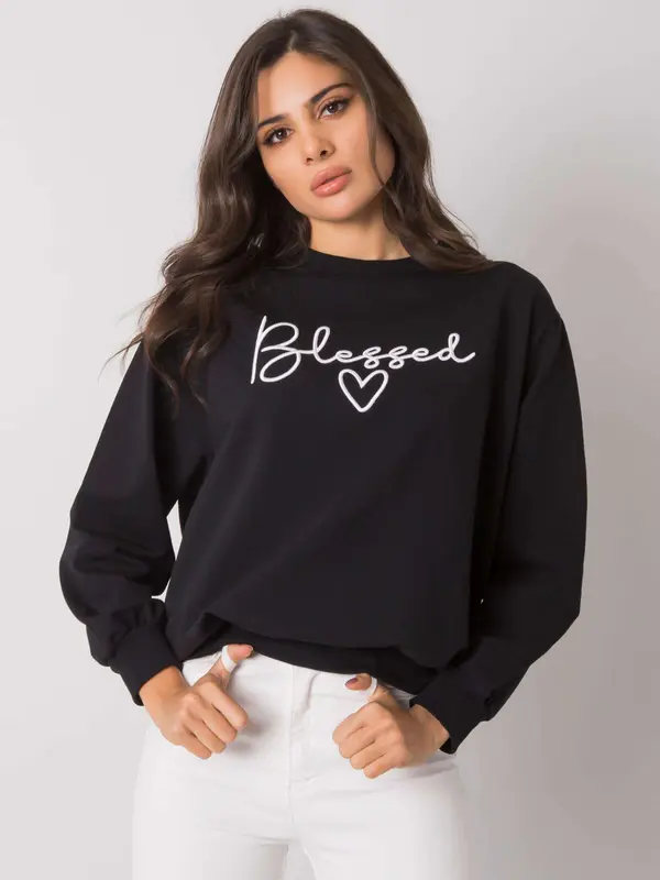 RUE PARIS Sweatshirt-RV-BL-7212.23P-black
