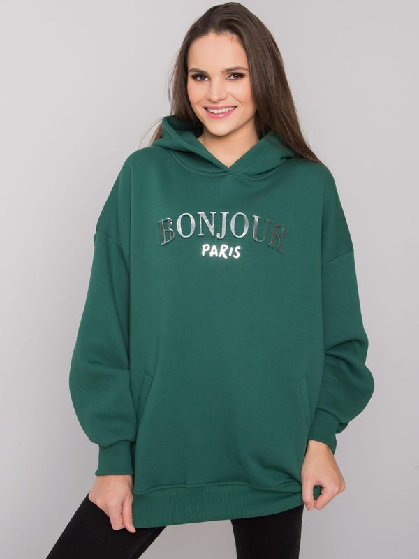 RUE PARIS Sweatshirt-RV-BL-7357.35X-dark green