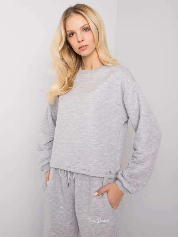 BASIC Feel Good Sweatshirt-RV-BL-7446.99-gray