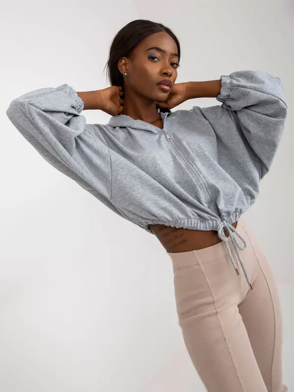 RUE PARIS Sweatshirt-RV-BL-8081.36P-gray