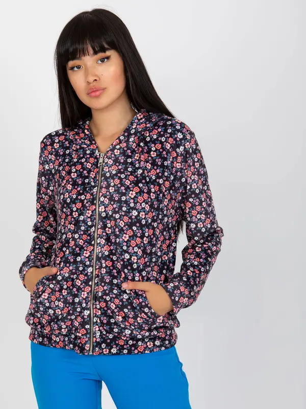 RUE PARIS Sweatshirt-RV-BL-8121.29-navy blue