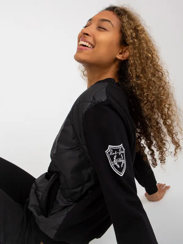 RUE PARIS Sweatshirt-RV-BL-8225.88-black