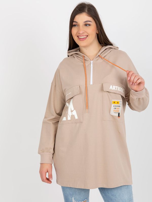 RELEVANCE Sweatshirt-RV-BL-8258.34-beige