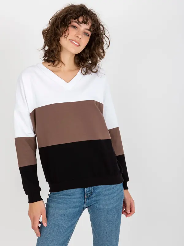 RUE PARIS Sweatshirt-RV-BL-8328.72-white-black