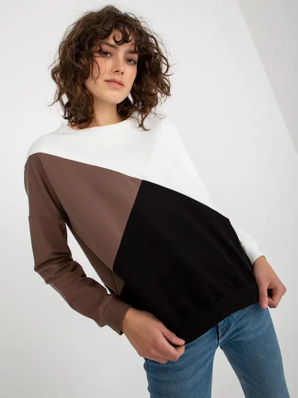 RELEVANCE Sweatshirt-RV-BL-8463.41P-white-black