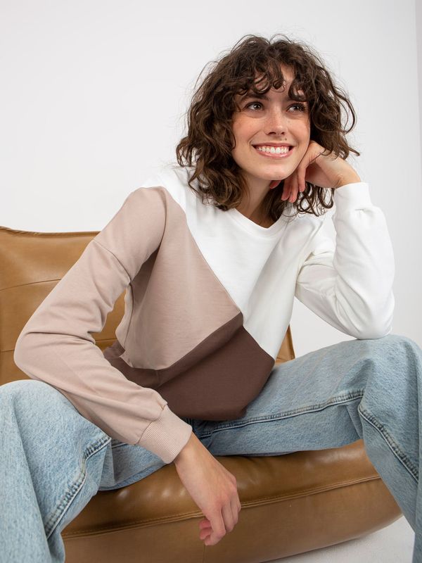 RELEVANCE Sweatshirt-RV-BL-8463.41P-white-brown