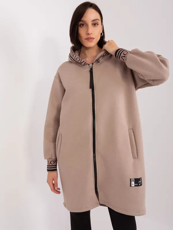 RELEVANCE Sweatshirt-RV-BL-9225.96P-dark beige