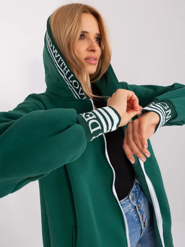 RELEVANCE Sweatshirt-RV-BL-9225.96P-dark green