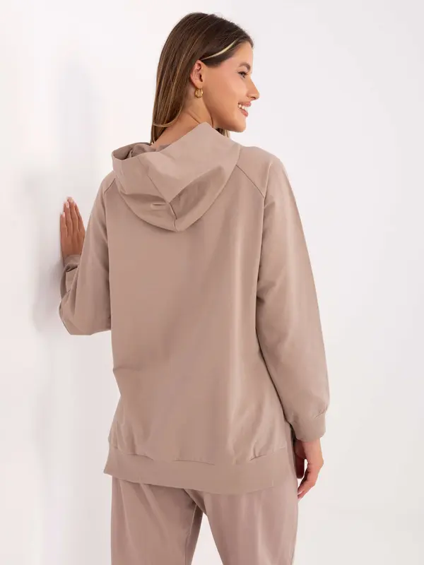 RELEVANCE Sweatshirt-RV-BL-A168.18-dark beige