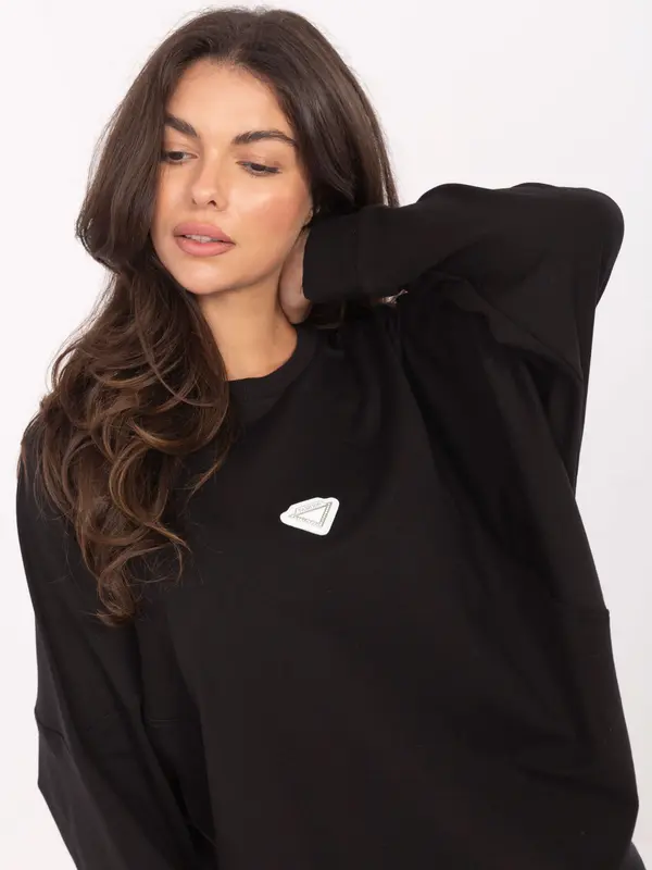 RUE PARIS Sweatshirt-RV-BL-A877.19P-black