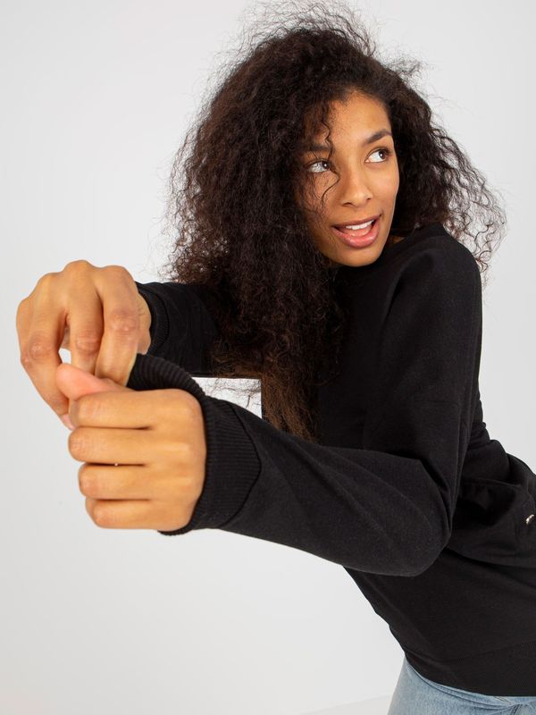 Och Bella Sweatshirt-TW-BL-BL-1001.19X-black