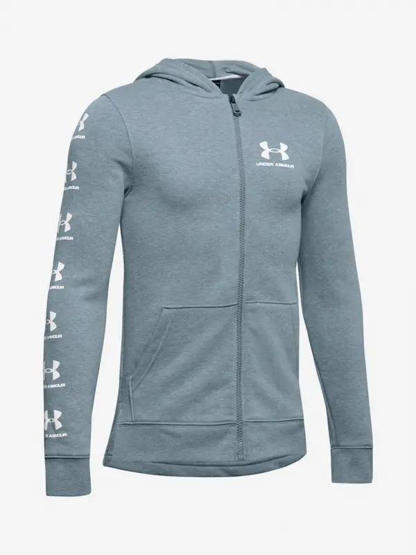 Under Armour Sweatshirt Under Armour Rival Full Zip Hoody-Gry