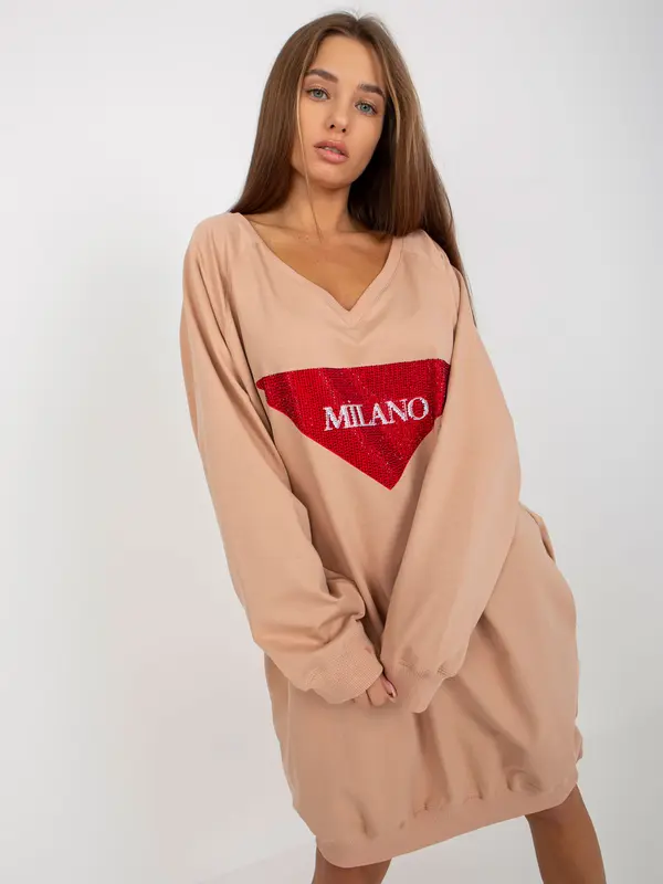 VITON Sweatshirt-VI-BL-3113.73P-dark beige