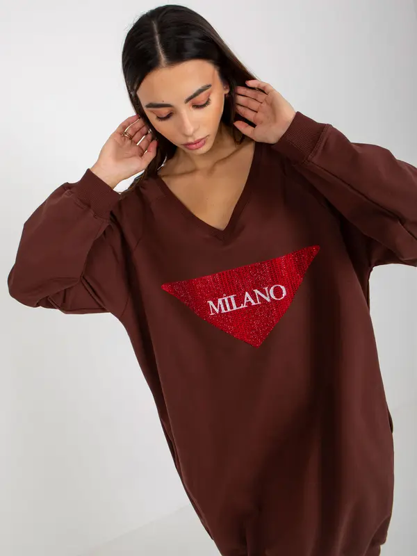 VITON Sweatshirt-VI-BL-3113.73P-dark brown