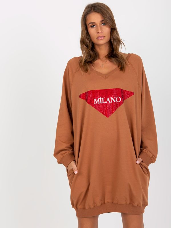 VITON Sweatshirt-VI-BL-3113.73P-light brown