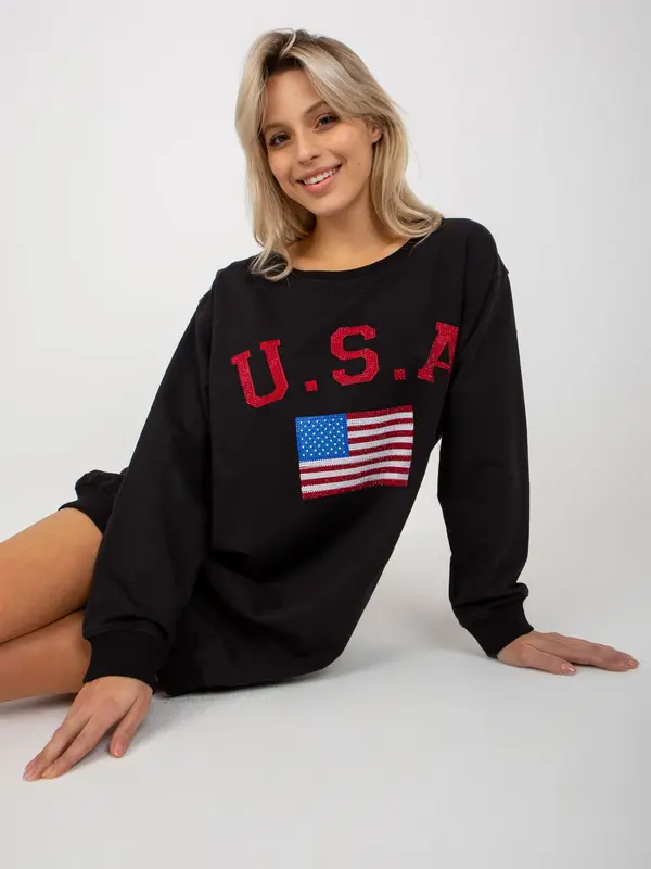 Vikki Sweatshirt-VI-BL-3192.23P-black