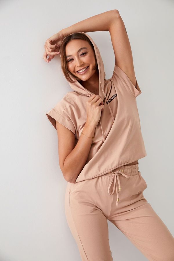 FASARDI Sweatshirt with trousers beige