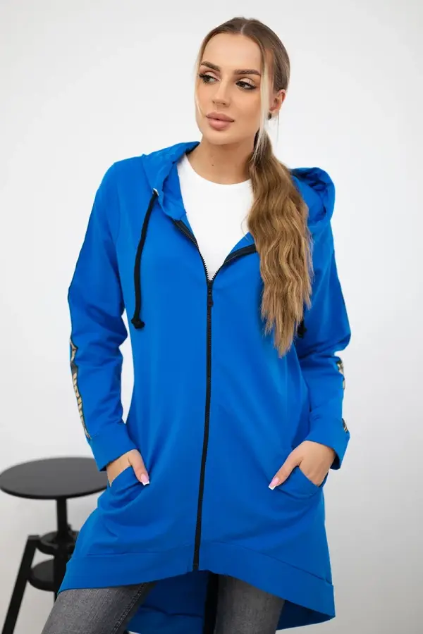Kesi Sweatshirt with zipper back jeans