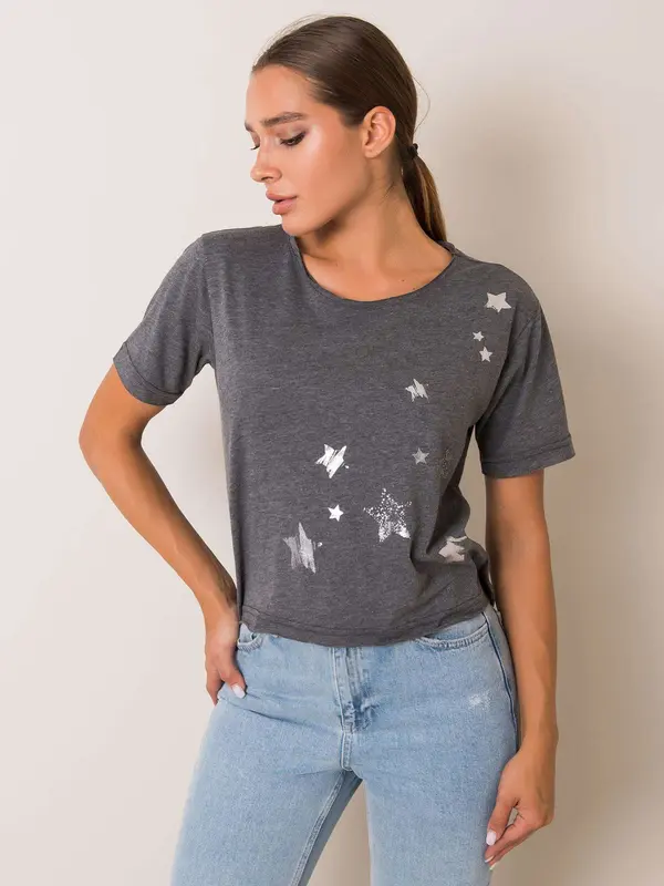 For Fitness T-shirt-131-TS-AMZ1010.33P-dark grey