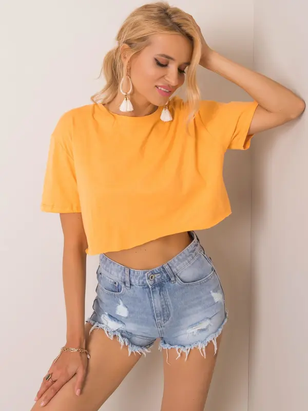 RUE PARIS T-shirt-193-TS-20Y-1036.12P-bright orange