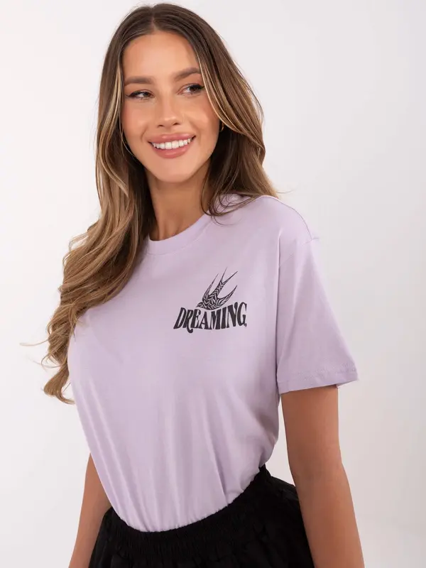 Sublevel T-shirt-D12022AC02645H-light purple