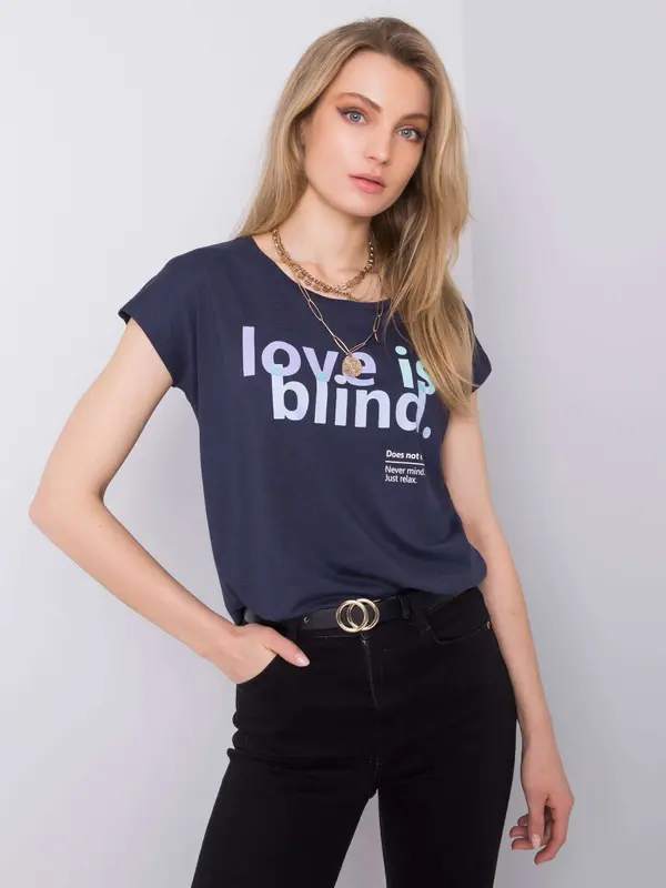 Factory Price T-shirt-D1552Z02042A-navy blue
