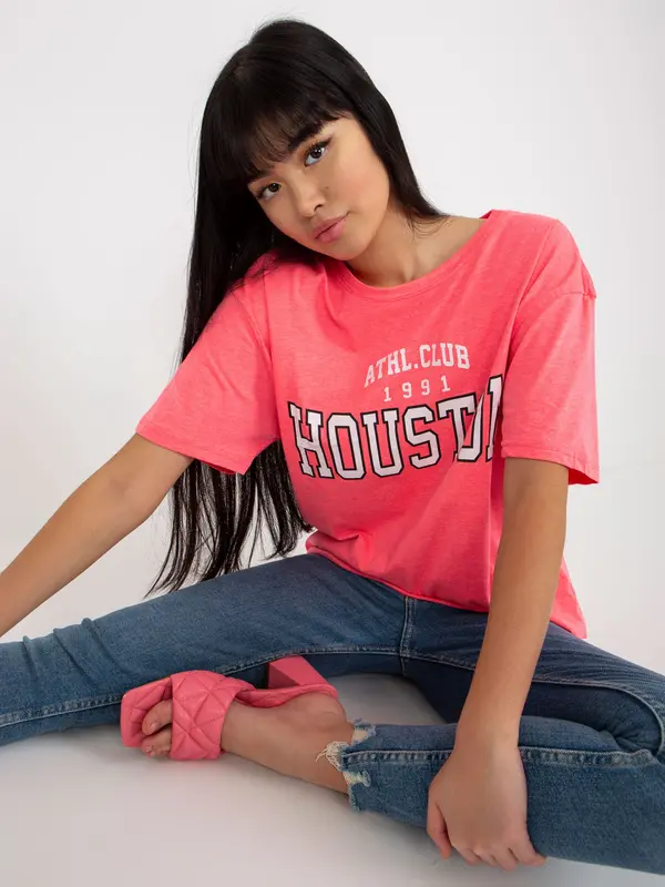 ex moda T-shirt-EM-TS-527-1.26X-fluo pink