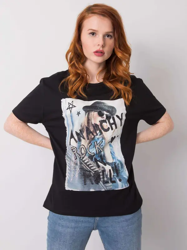 H&B T-shirt-HB-TS-3052.67P-black