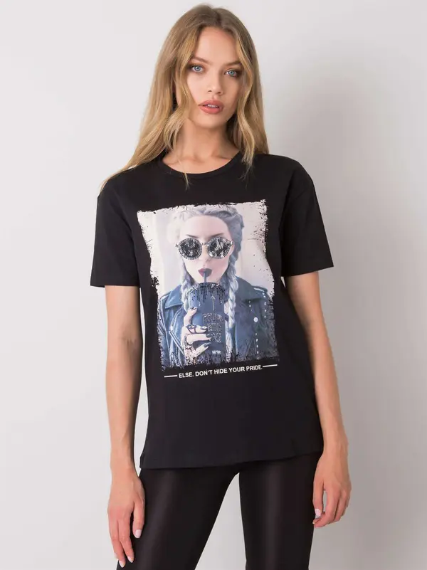 H&B T-shirt-HB-TS-3053.69P-black
