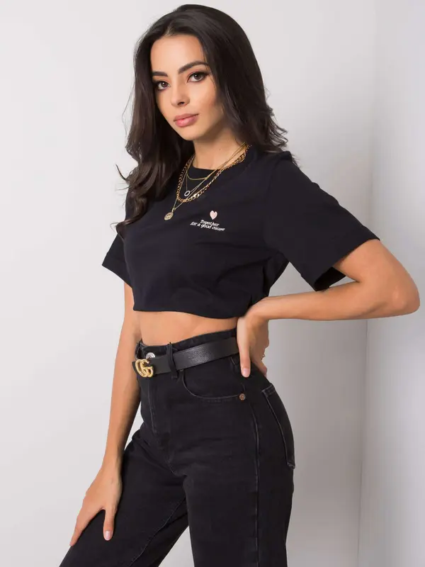 PEPPER & MINT T-shirt-PM-TS-SS21CA56.33-black