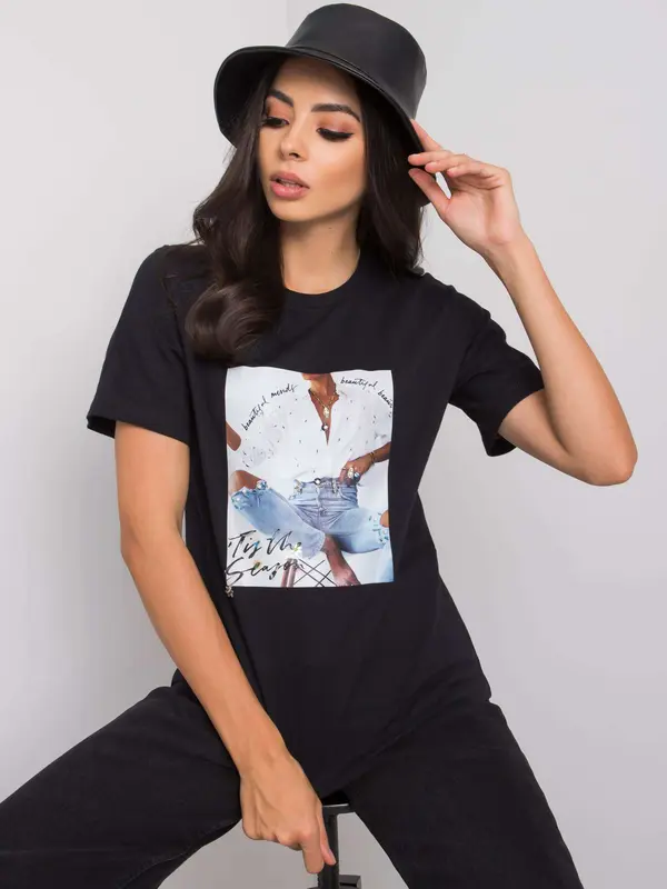 PEPPER & MINT T-shirt-PM-TS-SS21TX66.78P-black