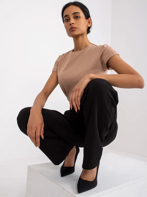BASIC Feel Good T-shirt-RV-TS-4623.71-camel