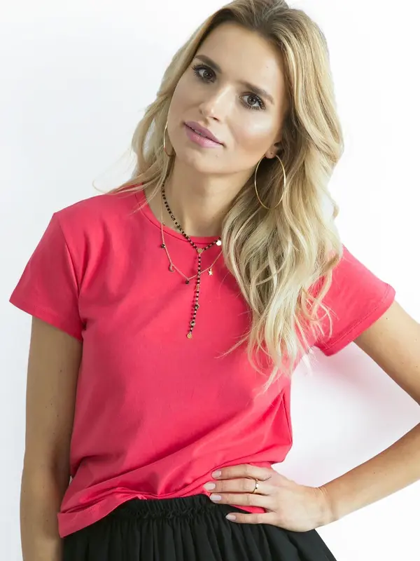 BASIC Feel Good T-shirt-RV-TS-4623.89-coral