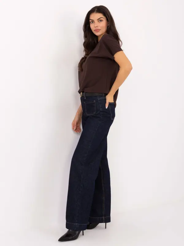 BASIC Feel Good T-shirt-RV-TS-4662.04X-dark brown