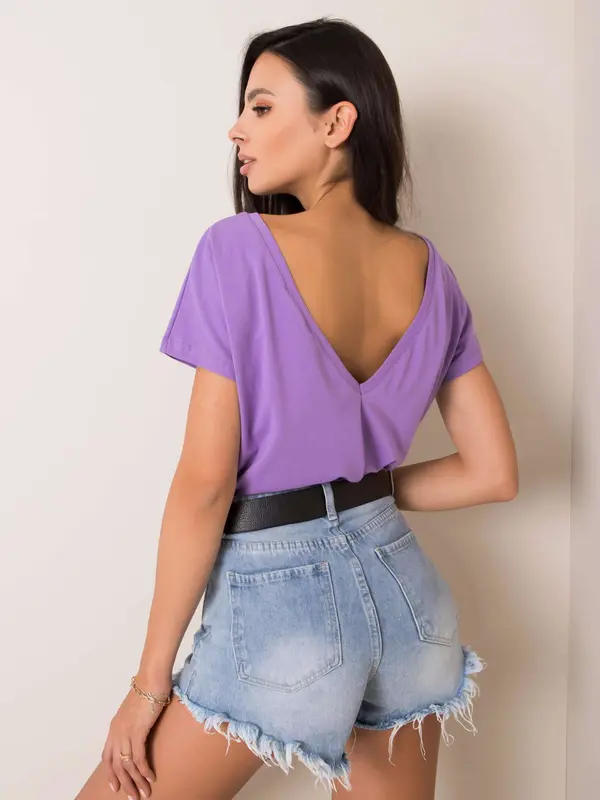 BASIC Feel Good T-shirt-RV-TS-4662.14P-purple