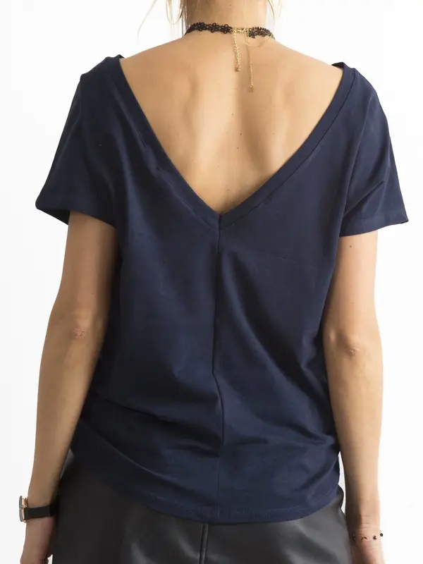 BASIC Feel Good T-shirt-RV-TS-4662.37P-navy blue
